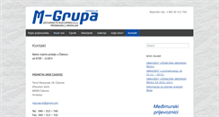 Desktop Screenshot of m-grupa.com
